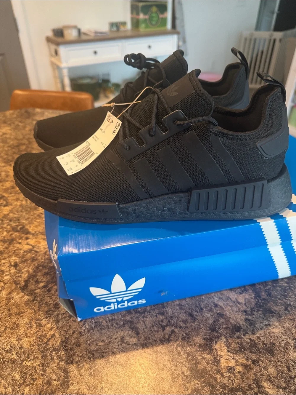 adidas Men’s NMD_R1 Sneakers - Black